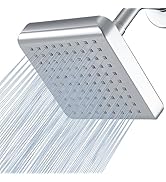 Voolan High Pressure Rain Shower Head - The Adjustable Replacement For Your Bathroom Showerhead -...