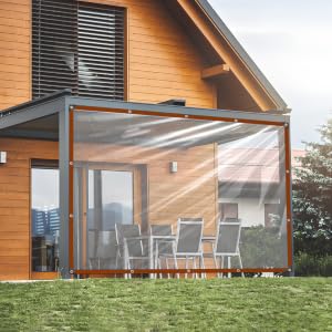 clear tarps with grommets for porch cover