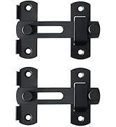 Alise Flip Latch Gate Latches Safety Door Lock Catch for Barn Wood Fence Sliding French Doors,Sta...