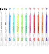 White Gel Pens 11-Colors Gel Pen Set for Black Paper Art, 1.0mm Extra Fine Tip Opaque Archival In...