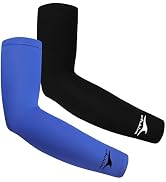 Achiou Cooling Ice Silk Arm Sleeves, Summer UV Sun Protection Compression Sleeves UPF 50+ for Wom...