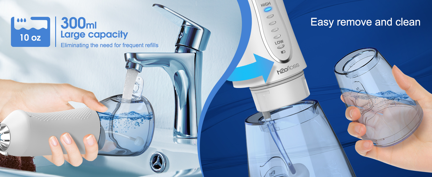 300ml water flosser tank