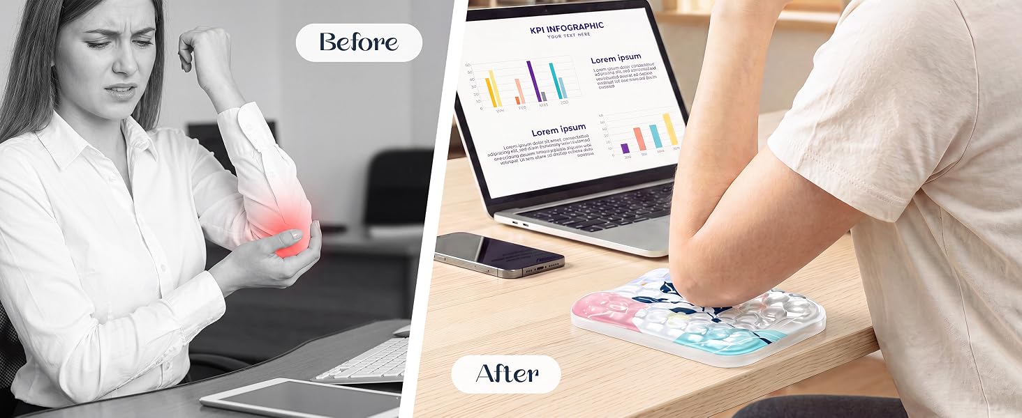 Ergonomic Keyboard Elbow Rest Pad