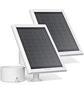 Solar Panel for Security Camera,6W Solar Charger for Ring Stick Up Cam Battery/Pro&Ring Spotlight...