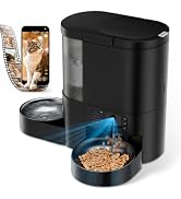 Automatic Cat Feeder with Camera, 2 in 1 Cat Food and Water Dispenser | 2K HD Video and Night Vis...