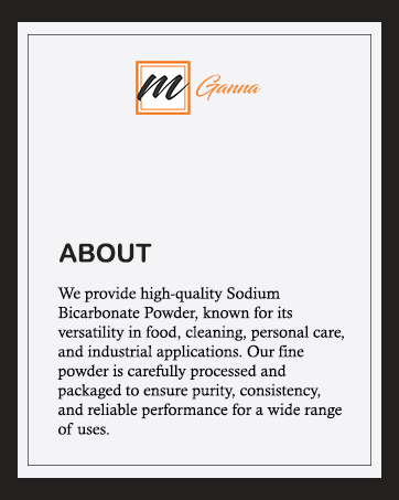 Sodium Bicarbonate Powder