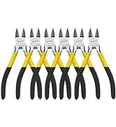 Wire Cutters, 6 Pack, BOOSDEN 6.5" Flush Cutters Spring Loaded Pliers Side Cutting Pliers Diagona...