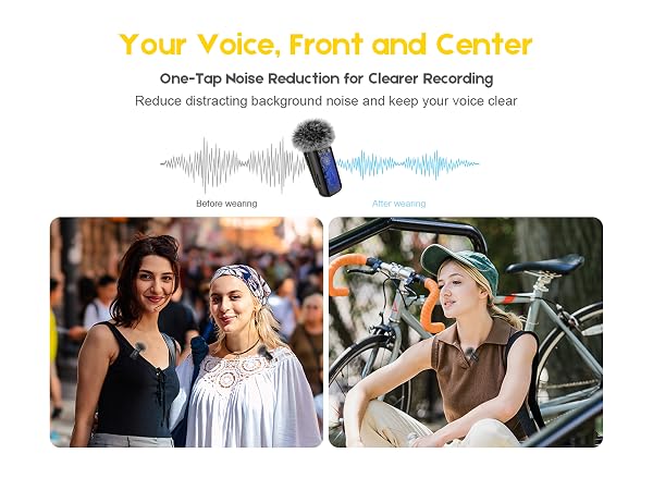 One-Tap Noise Reduction for Clearer Recording