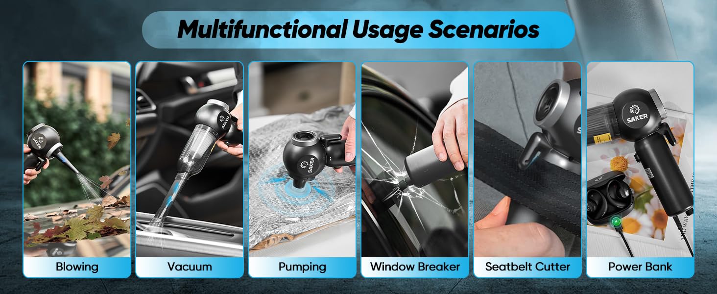 multifunctional car vacuum