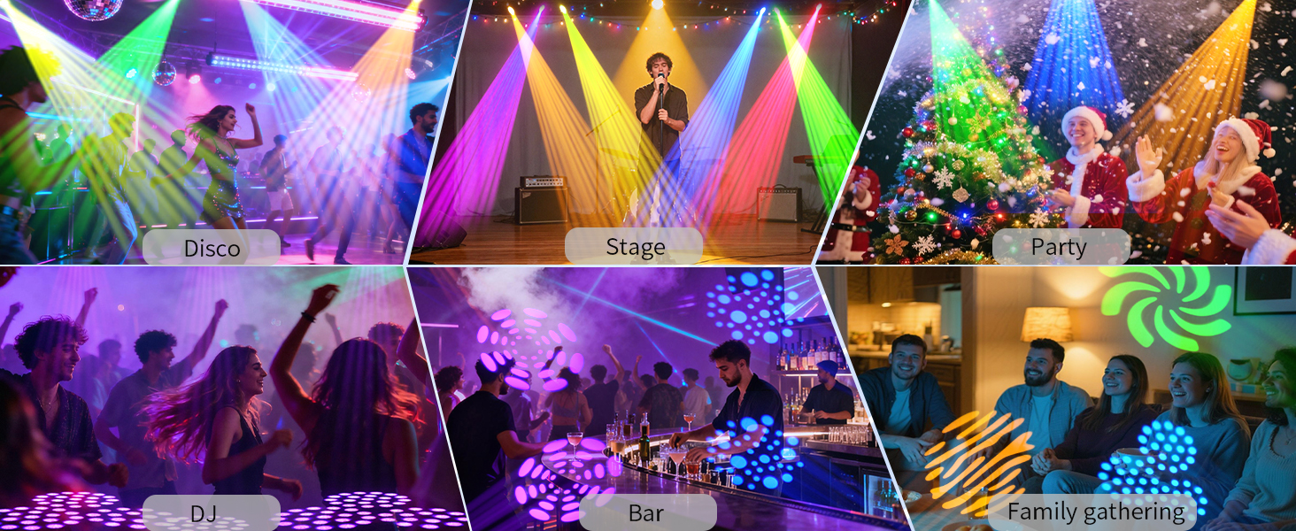 Suitable for use in small and medium-sized venues, for clubs, bars, DJs, weddings, disco,parties..
