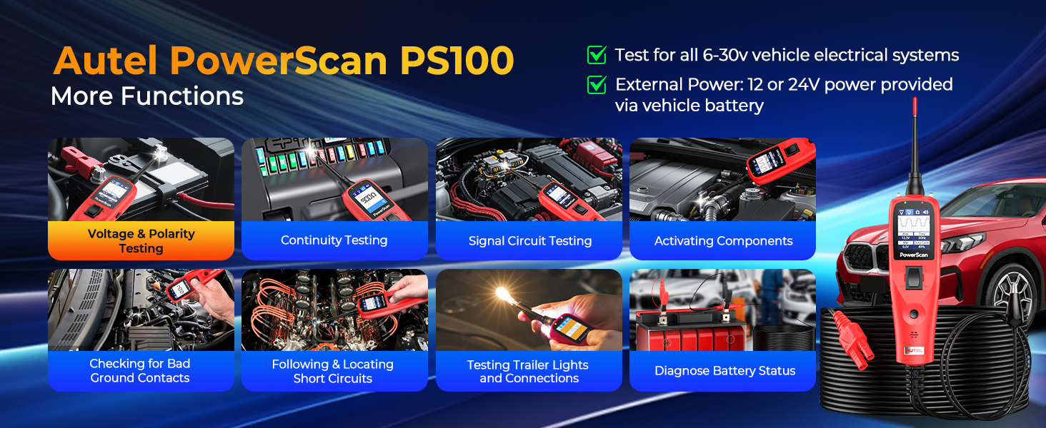 Autel PS100 Electrical System Tester