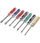 Olympia Tools SAE Nut Driver Set 86-513, 7-Piece Color Handle