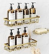Deyhoc Shower Caddy, 3 Pack Shower Shelves for Inside Bathroom, Rustproof Adhesive Bathroom Organ...