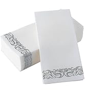 BloominGoods Disposable Linen Feel Hand Paper Napkins, 4