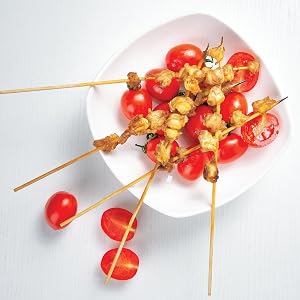 10" bamboo skewers; 10" wooden skewers; pack of 200 skewers; kabob skewers; 10" kabob skewers