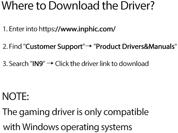 laptop gaming mouse driver
