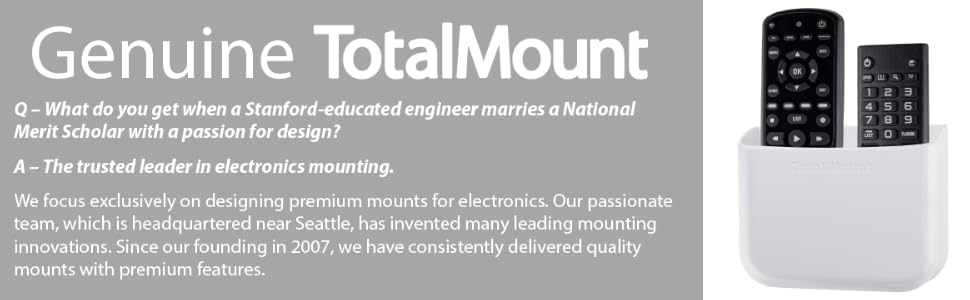 TotalMount Hole-Free Remote Holder