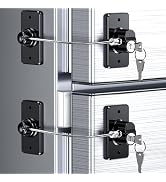 4 Pack Refrigerator Door Lock with Adhesive, No Tools Required, Child Proof Fridge Door Lock for ...