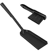 Aulock Heavy-Duty Metal Fireplace Ash Shovel and Brush Set, Upgraded Coal Shovel and Hearth Brush...