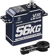 Miuzei Brushless Servo High Torque RC Servo Motor Digital Stainless Steel Gear Programmable 8.4V ...
