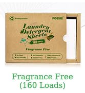 FRAGRANCE FREE DETERGENT SHEETS 160