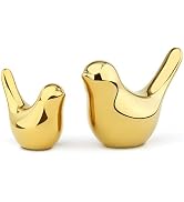NUKAYAI Large Birds Statues Gold Home Desk Wall Decor Modern Style Bird Figurine Sculpture Decora...