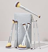 Jessup Makeup Brushes Set 7pcs Dual Ended Makeup Brush Premium Synthetic Foundation Contour Blush...