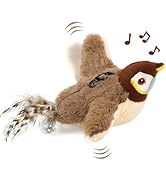 Tocirelo Cat Toy Flapping Bird (No Flying) - Simulate Chirping Flappy Bird, Interactive Cat Toys ...