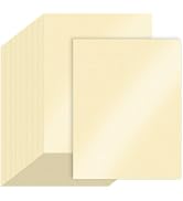 100 Sheets Cream Shimmer Cardstock, 8.5" X 11" 210gsm Card Stock Card Making Supplies, Cardstock ...