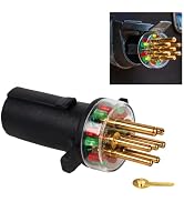Innovative Products of America 7-Way Round Pin Tractor Trailer Circuit Chaser