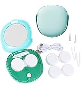 Contact Lens Cleaner Machine, Portable Ultrasonic Cleaning With USB Charger Mirror Tweezers Remov...