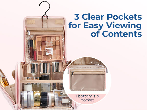 BAGSMART Travel Makeup Bag