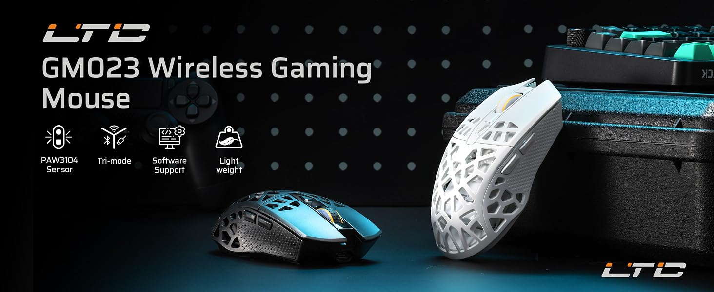 Wireless gaming mouse shark x3 attack sora v2