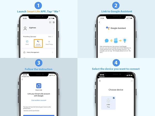Link to Google Home