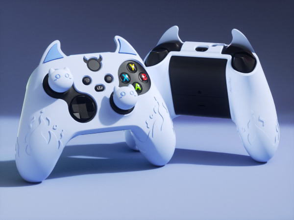 Kawaii Anti-Slip Controller Skin Grip Protector for Xbox Core Wireless Controller with Thumb Grips