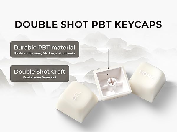 Doubleshot PBT Keycaps
