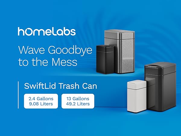 touchless trash cans