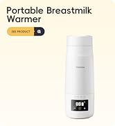 Felizbebe Portable Bottle Warmer for Travel, Detachable Baby Bottle Warmer Portable for Breastmil...
