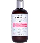 CURLSMITH Hydrate & Plump Leave In Conditioner for Curly Hair (8 oz) | Lightweight Volumizing Con...