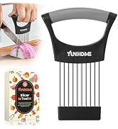 YUNHOME Onion Slicer Holder, Stainless Steel Onion Holder for Slicing, Tomato Slicer Vegetable Ch...