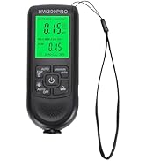 Paint Thickness Gauge, Digital Car Coating Thickness Gauge, Automatically Identify Substrate Auto...