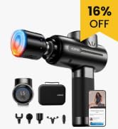 RENPHO Active+ Thermacool Massage Gun, Heat and Cold, App, Video Tutorials | Handheld Percussion ...
