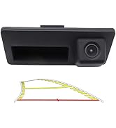 Vehicle Backup Camera with Dynamic Intelligent Trajectory Moving Guide Line for Audi A4L A5 A3 Q3...