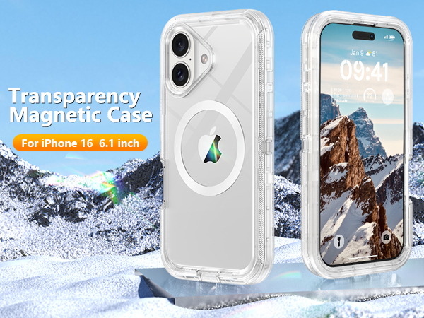 iphone 16 case clear magsafe