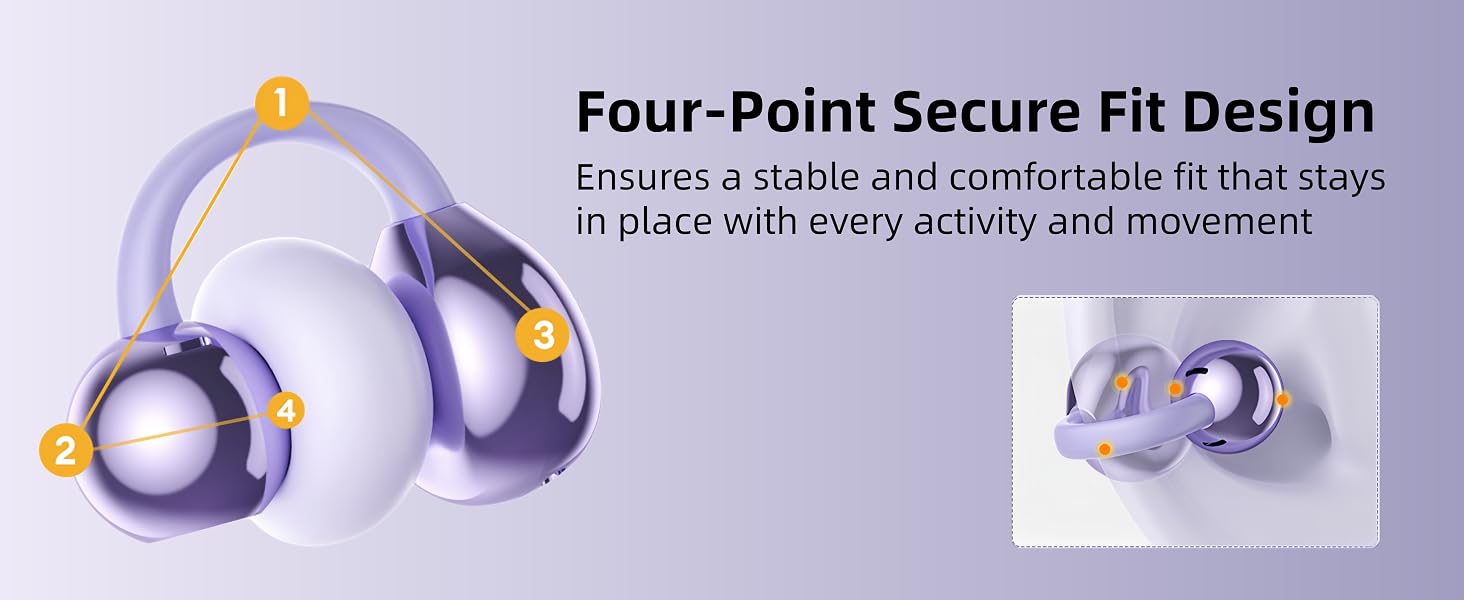 Ensures a stable and comfortable fit that staysin place with every activity and movement