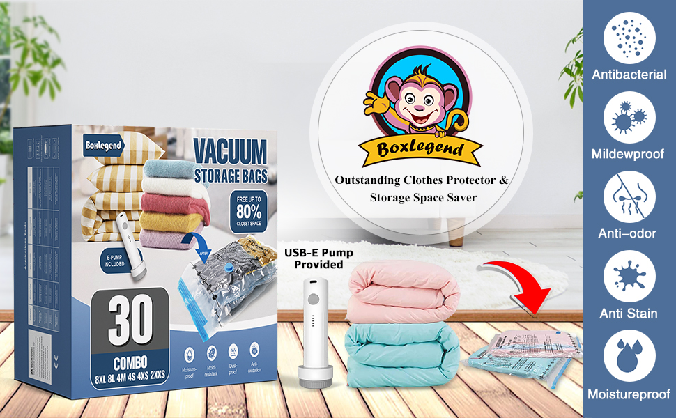 storage bags vacuum sealed