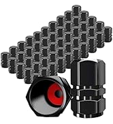 Z-oneMart 50 Pcs Tire Valve Stem Caps, Hexagon Design Air Valve Caps Waterproof Wheel Valve Cover...