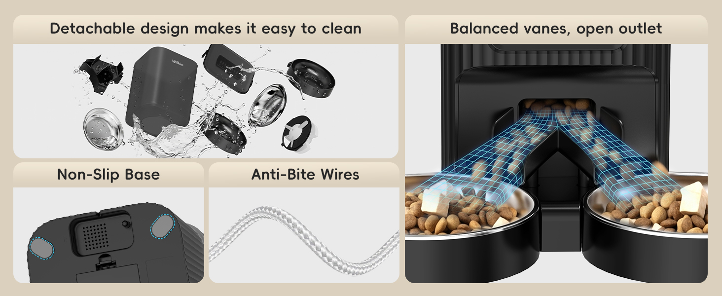 automatic cat feeder 2 cats