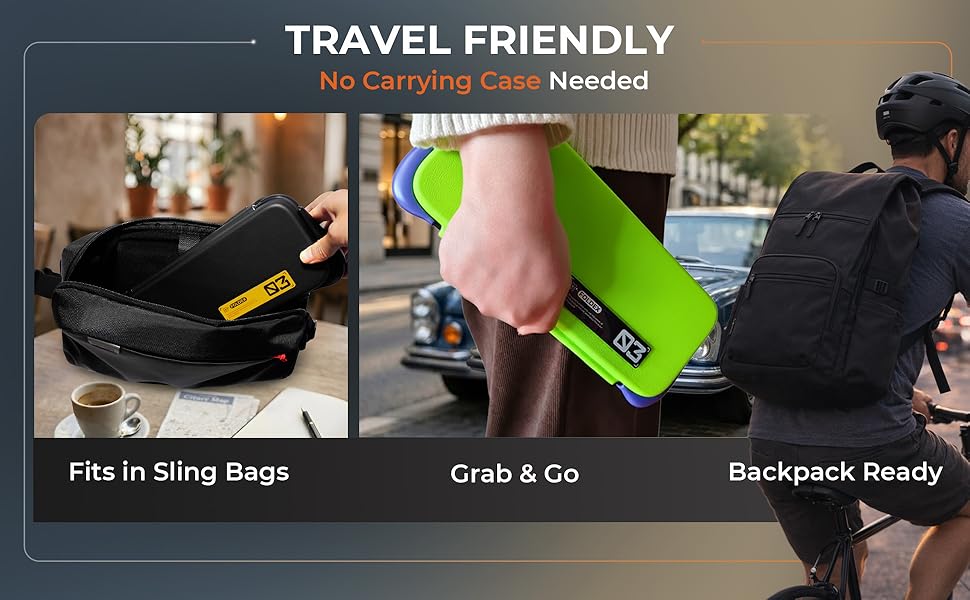 no carrying case needed