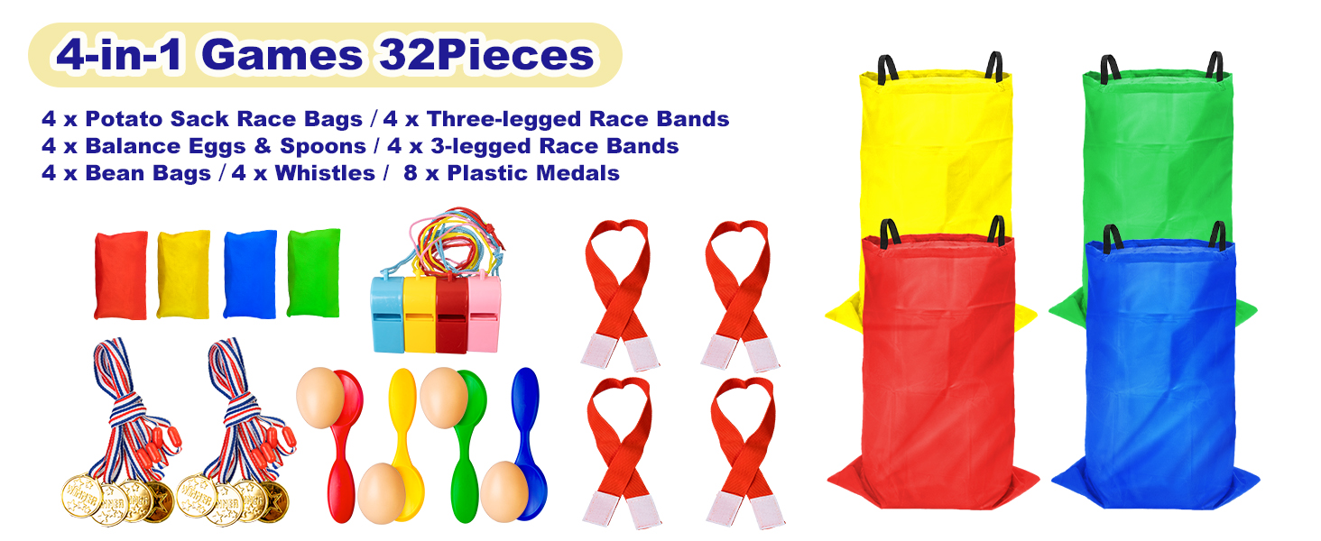 potato sack race bags